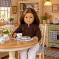 Brown Zippered Jacket | Fits Most 18" Girl Dolls | 18 Inch Doll Clothes