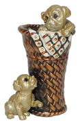Playful Puppies Trinket Box
