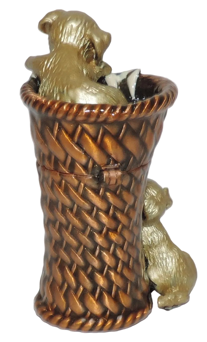Playful Puppies Trinket Box