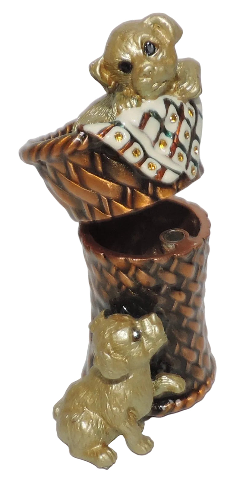 Playful Puppies Trinket Box