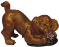 Playful Puppy with Flower Trinket Box
