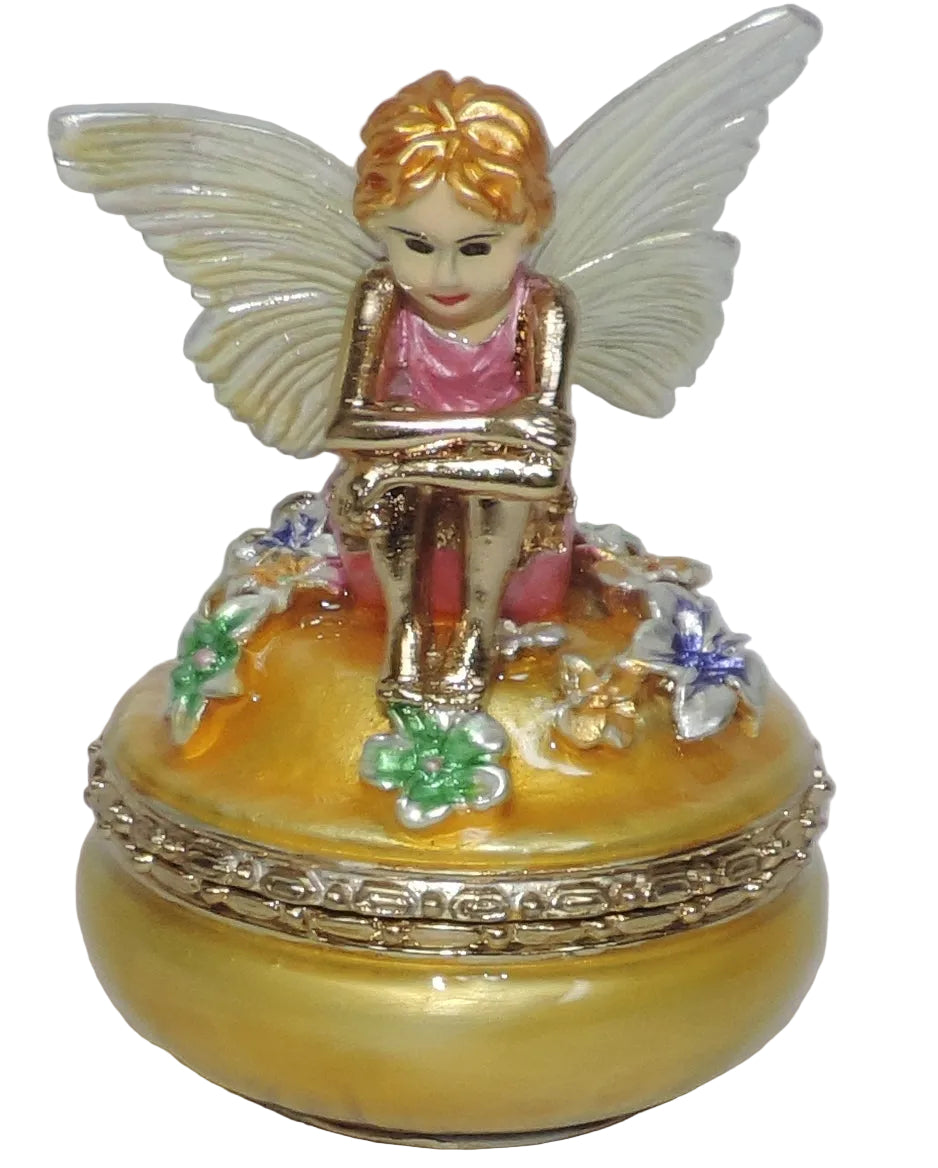 Fairy Sitting on Trinket Box