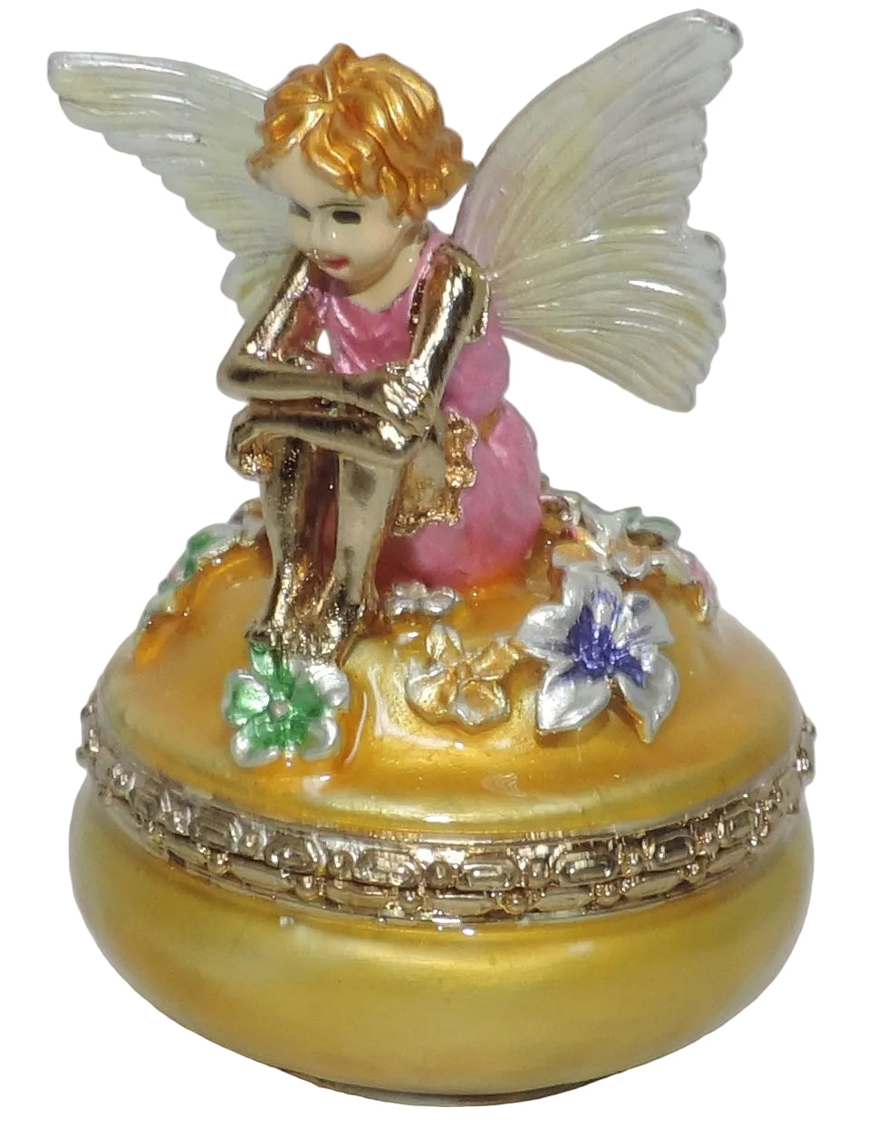 Fairy Sitting on Trinket Box