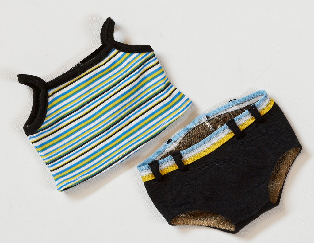 Halter Tankini Swimsuit | Fits Most 18" Girl Dolls | 18 Inch Doll Clothes