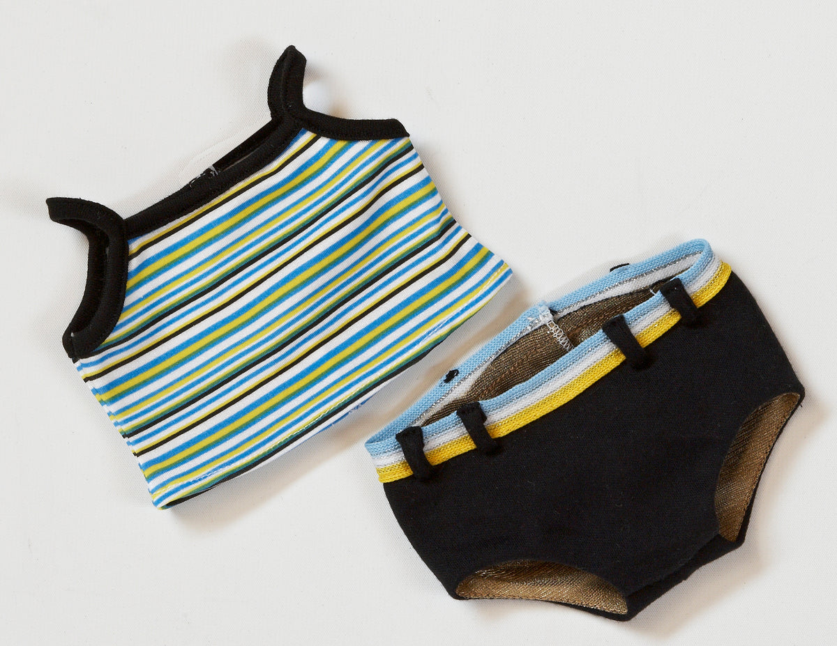 Halter Tankini Swimsuit | Fits Most 18" Girl Dolls | 18 Inch Doll Clothes
