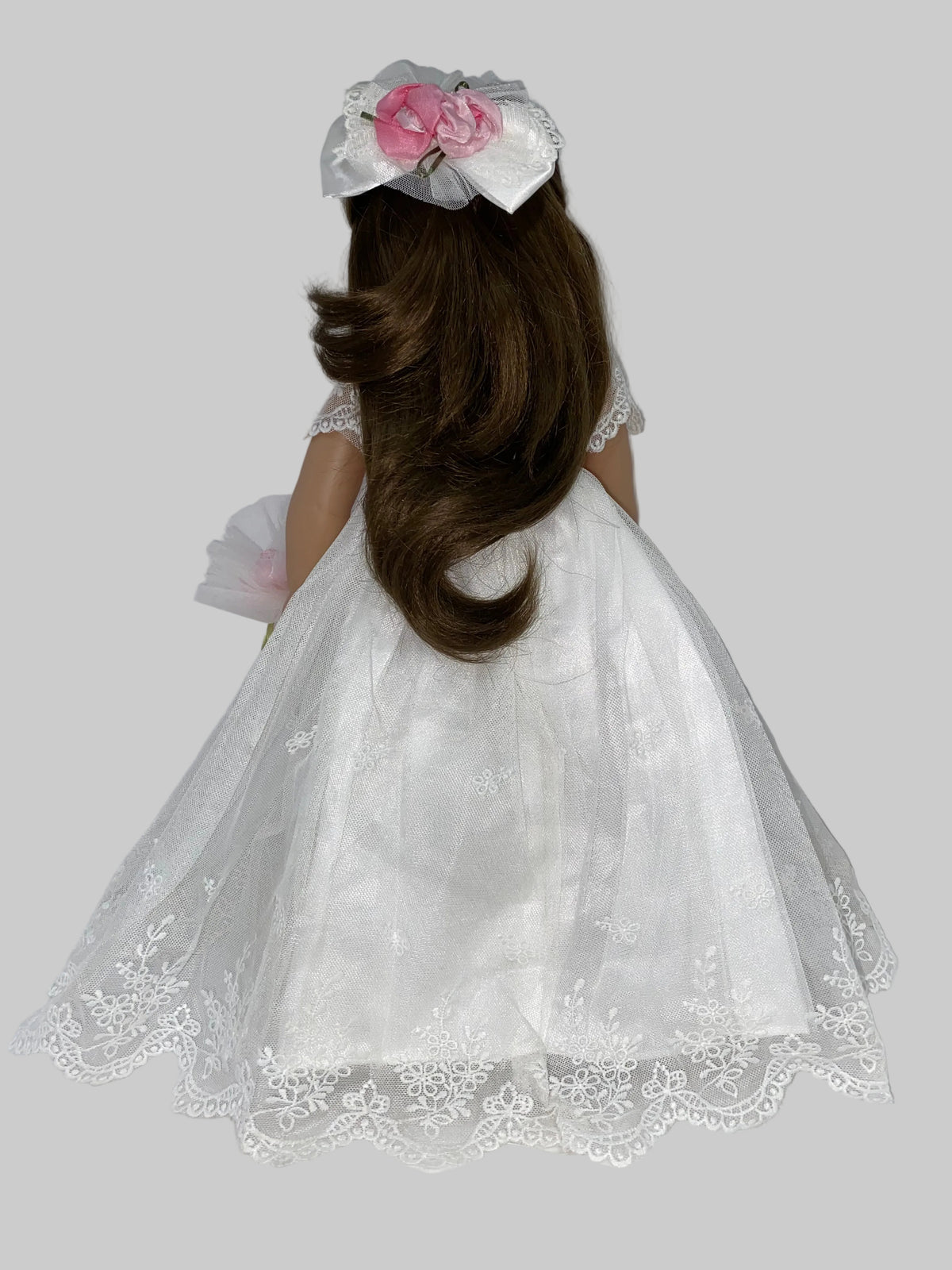 White Lace Wedding Dress Set  | Fits Most 18" Girl Dolls
