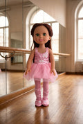 14.5" 4 pc. Pink Ballet Set | 14.5" Doll Clothes | Fits 14.5 in Slim Body Dolls
