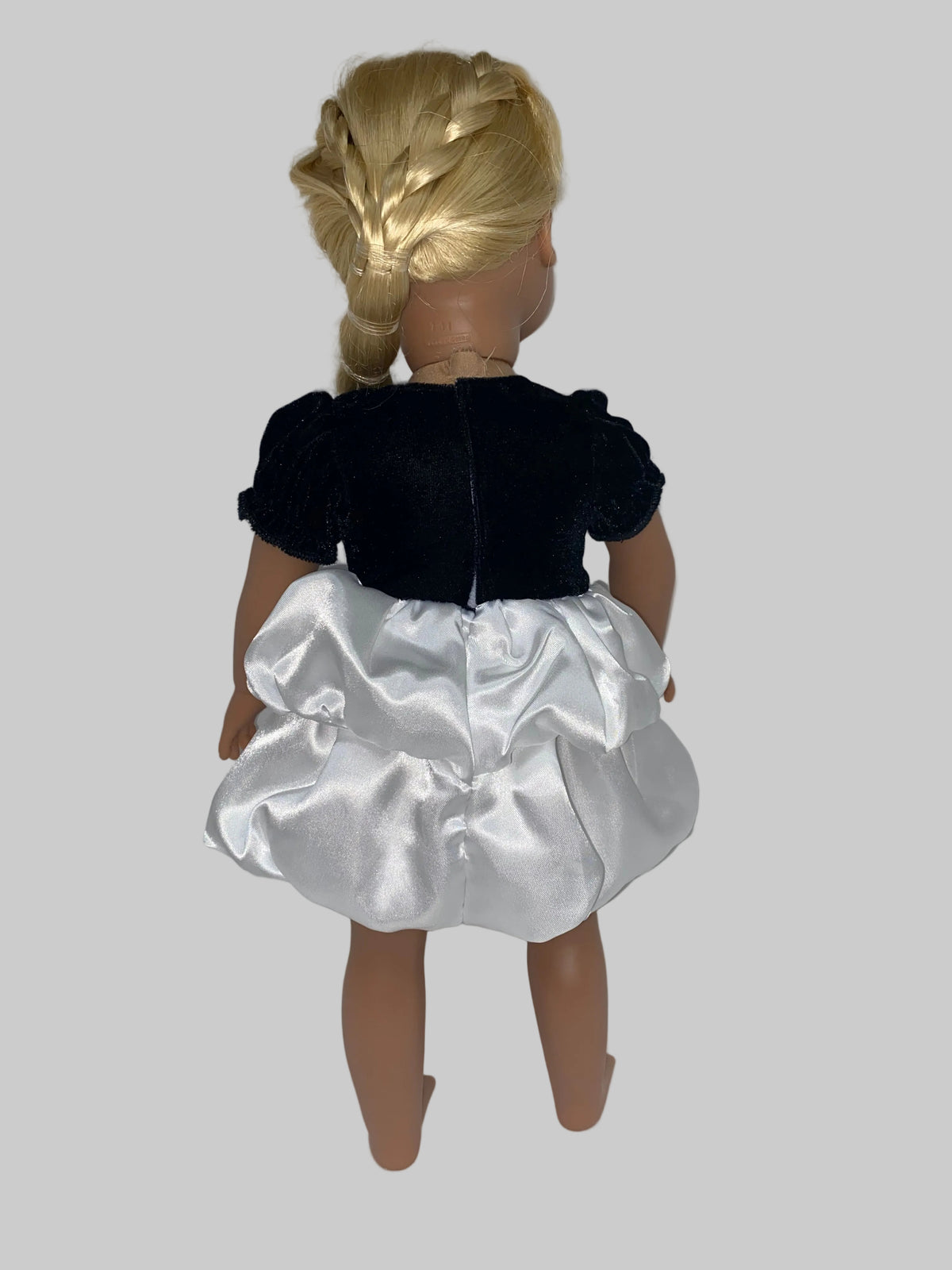 Velvet and Satin Party Bubble Dress  | Fits Most 18" Girl Dolls