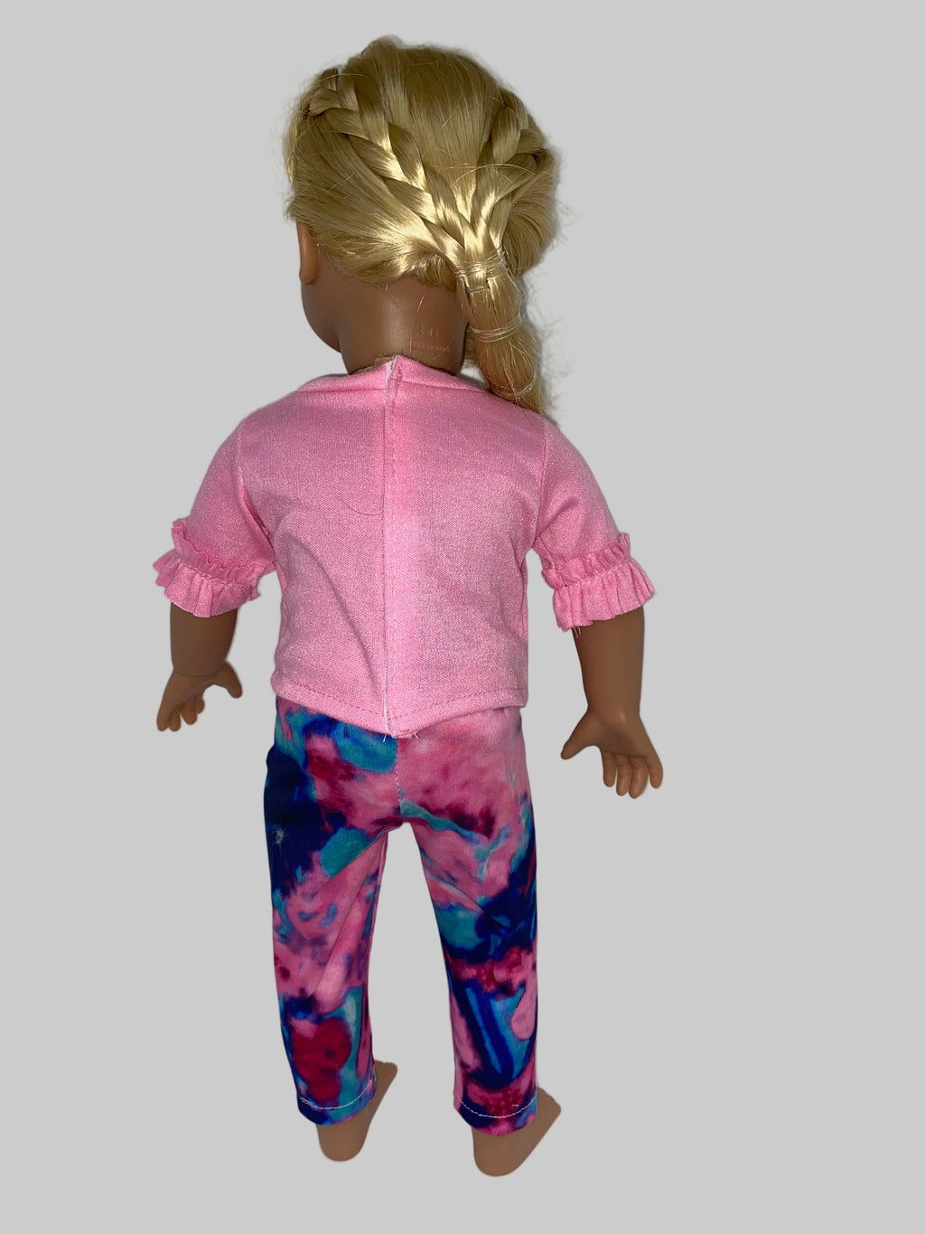 Pink and Blue Stars Pants Set | Fits Most 18" Dolls | 18 Inch Doll Clothes