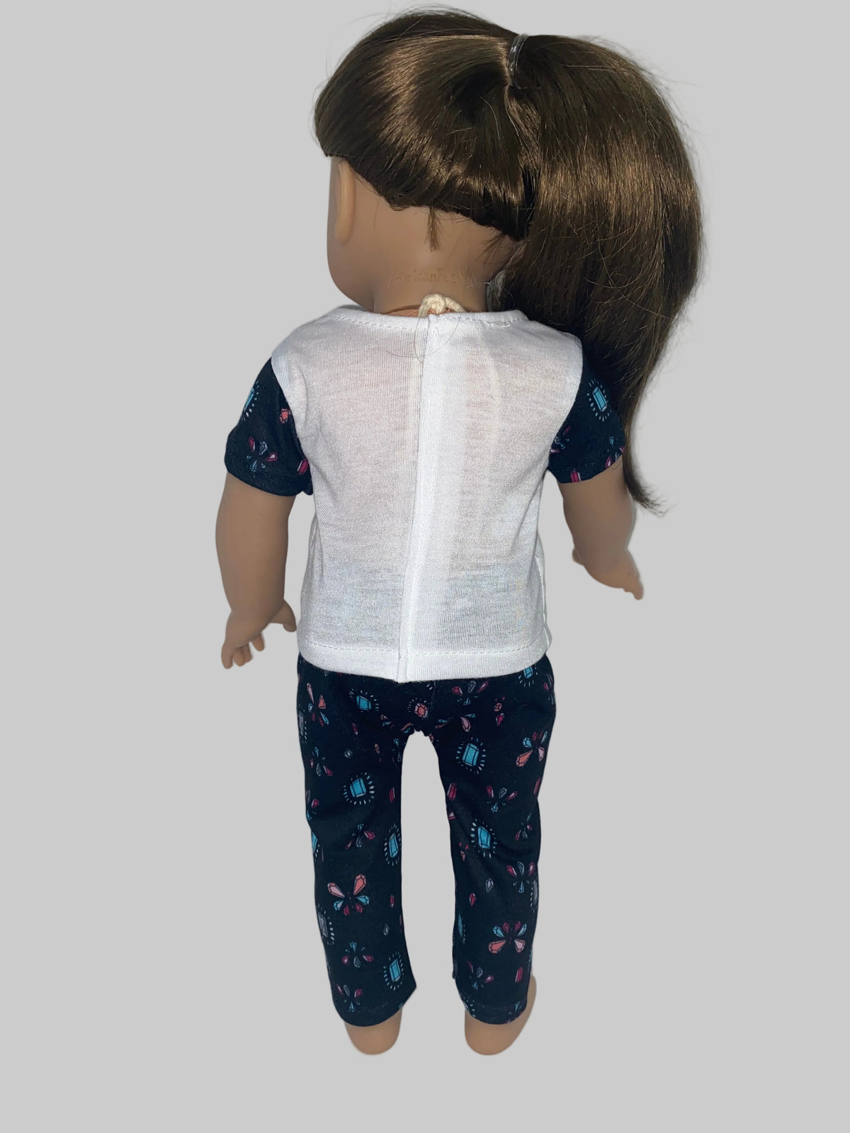 Jewel Print Mermaid Pants Set | Fits Most 18" Dolls | 18 Inch Doll Clothes