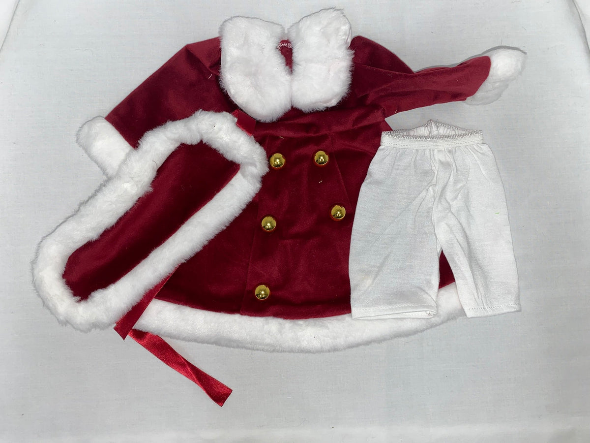 Classic Red Coat Dress Set | Fits Most 18" Dolls | 18 Inch Doll Clothes