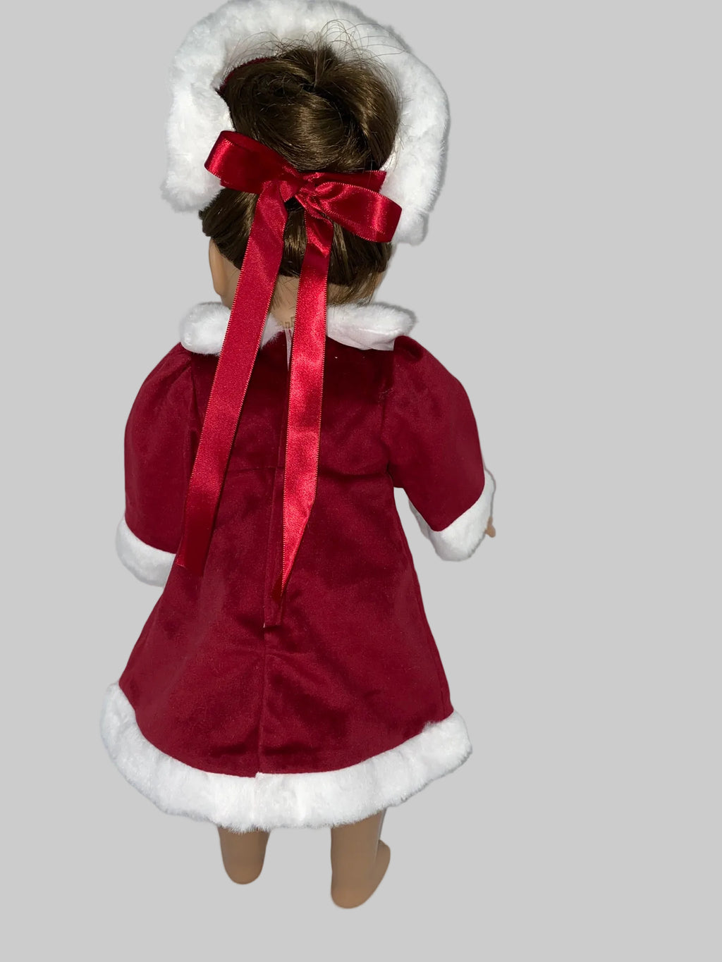 Classic Red Coat Dress Set | Fits Most 18" Dolls | 18 Inch Doll Clothes