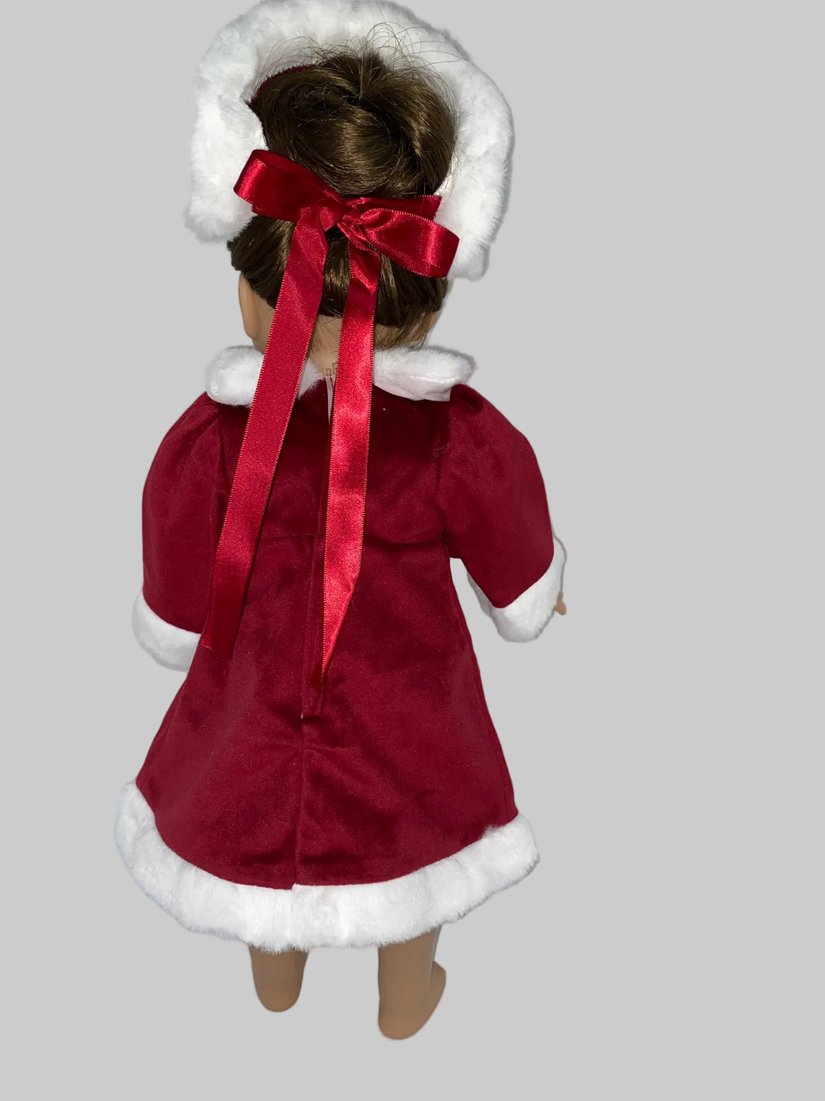 Classic Red Coat Dress Set | Fits Most 18" Dolls | 18 Inch Doll Clothes