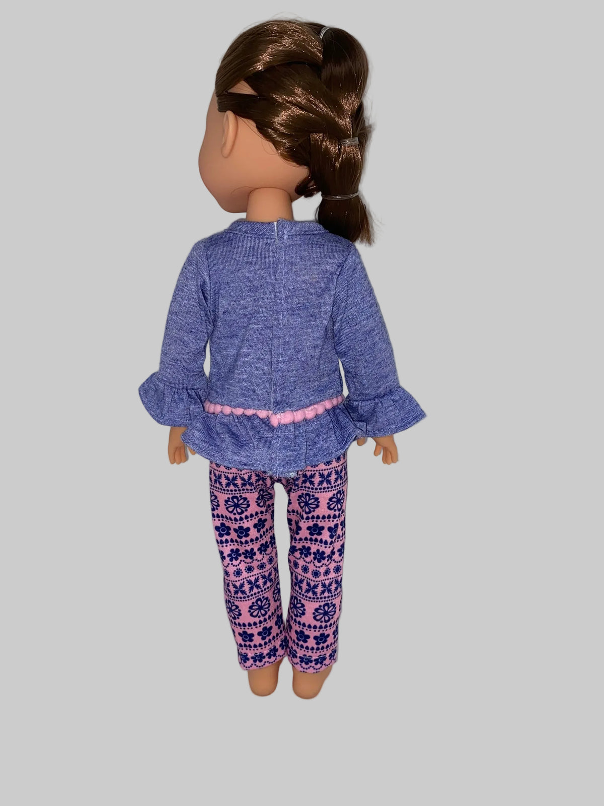14.5"Purple Fox Pants Set | 14.5" Doll Clothes | Fits 14.5 in Slim Body