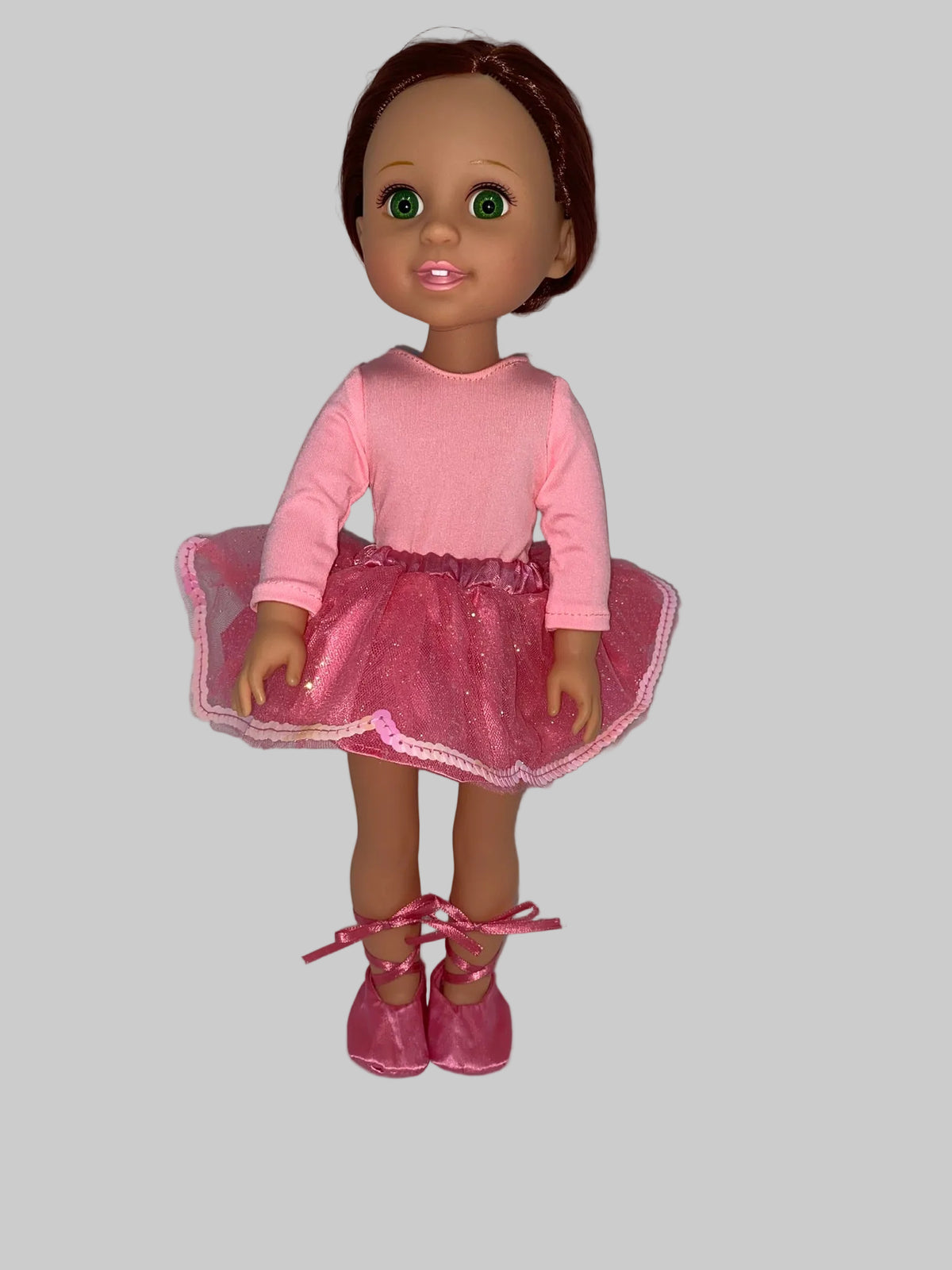 14.5" Glitter Dance Set Pink or Green | 14.5" Doll Clothes | Fits 14.5 in Slim