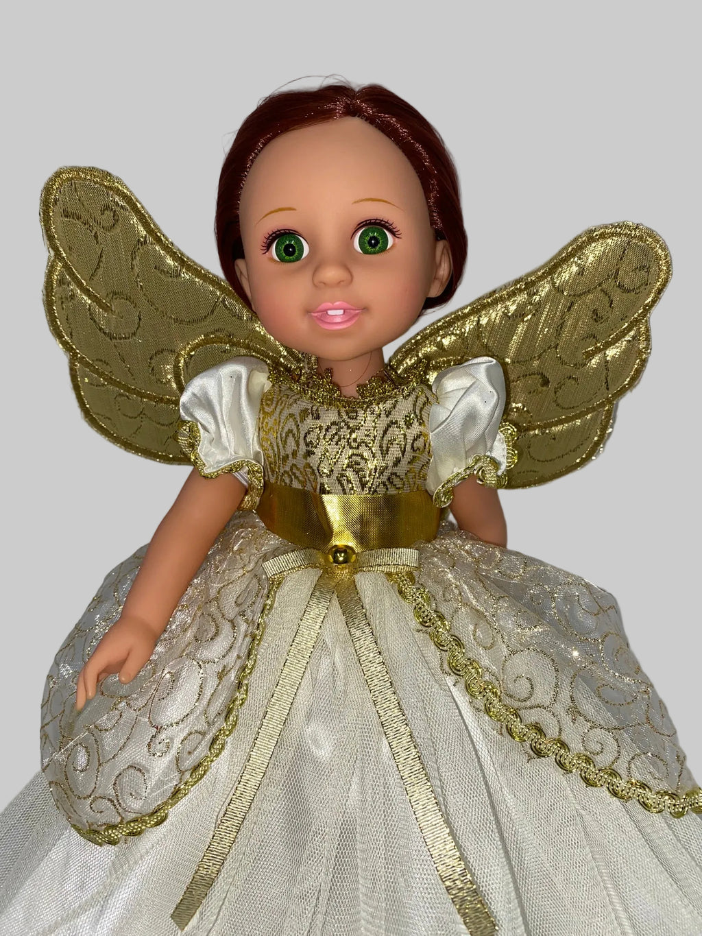 14.5" Gold Angel Dress | 14.5" Doll Clothes | Fits 14.5 in Slim Body Dolls