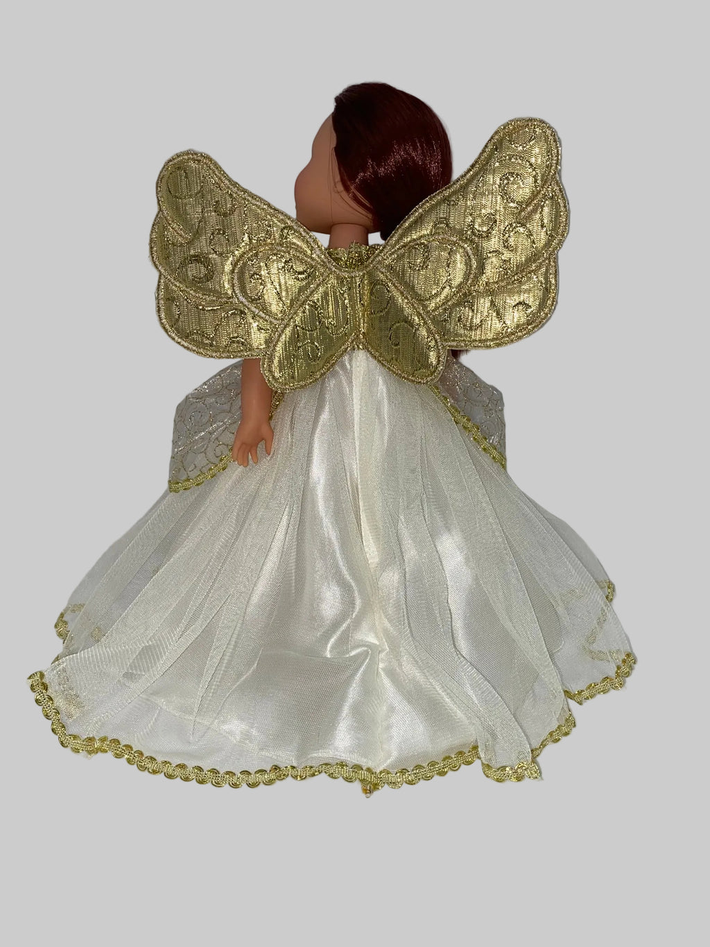 14.5" Gold Angel Dress | 14.5" Doll Clothes | Fits 14.5 in Slim Body Dolls