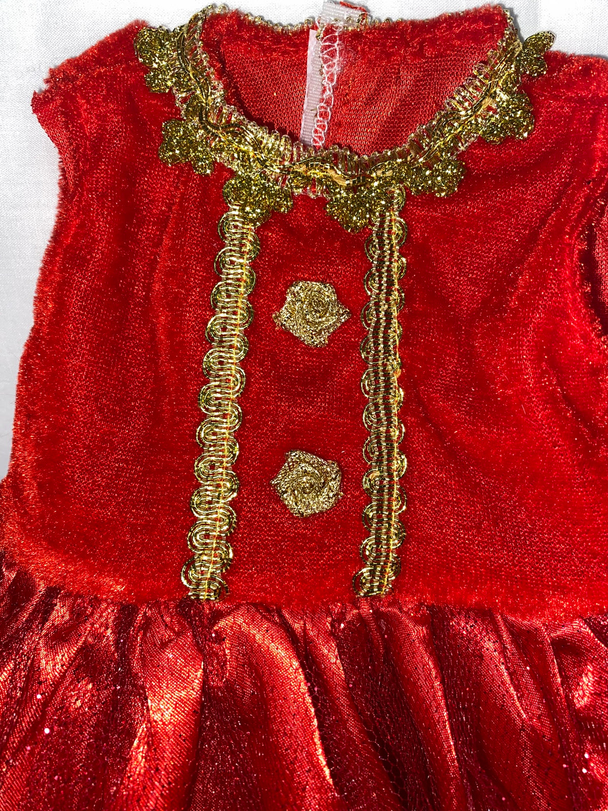 Red and Gold Russian Ballgown Set  | Fits Most 18" Girl Dolls | Doll Clothes