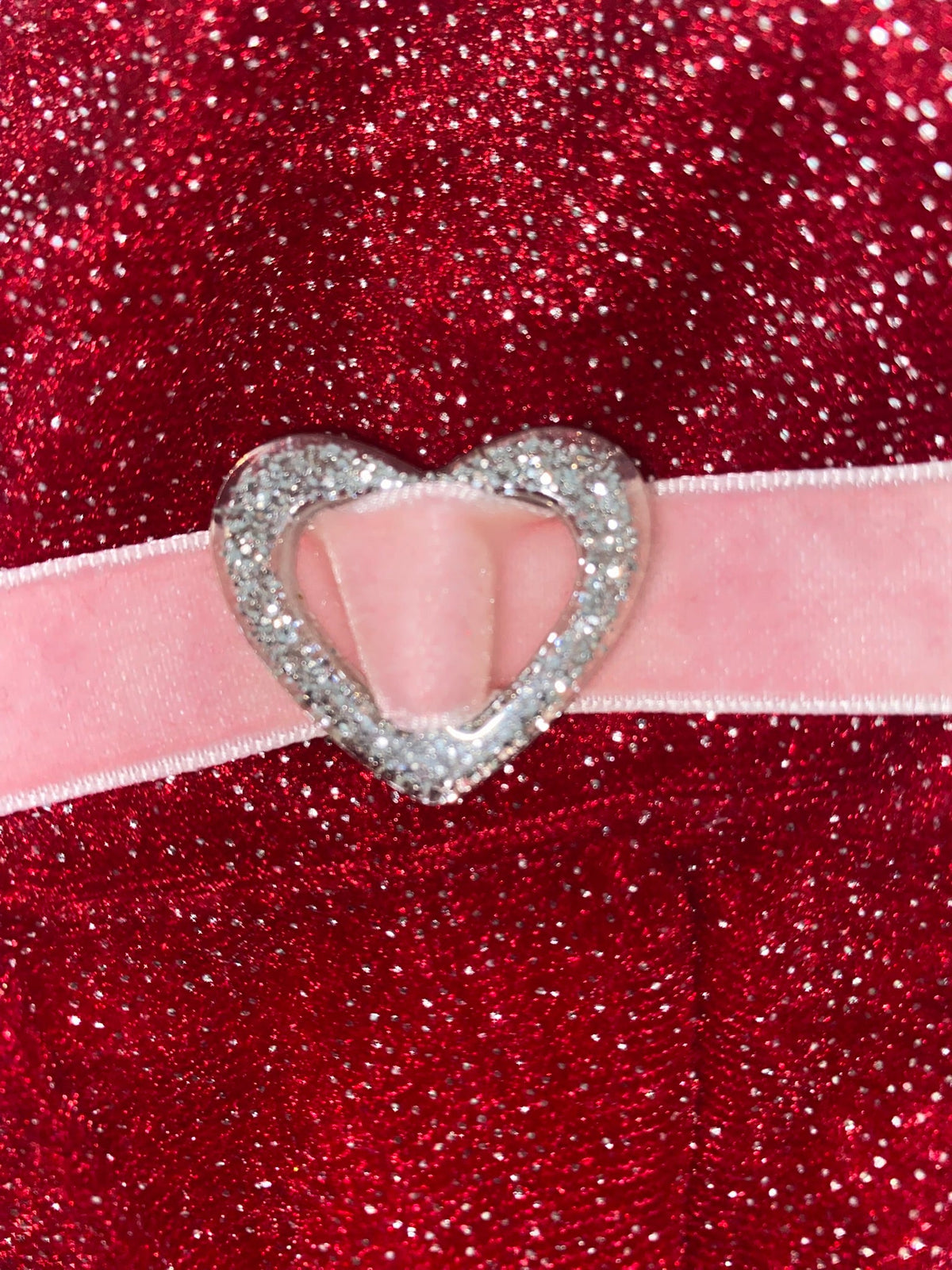 Red Velour Sparkle Dress Set | Fits Most 18" Dolls | 18 Inch Doll Clothes