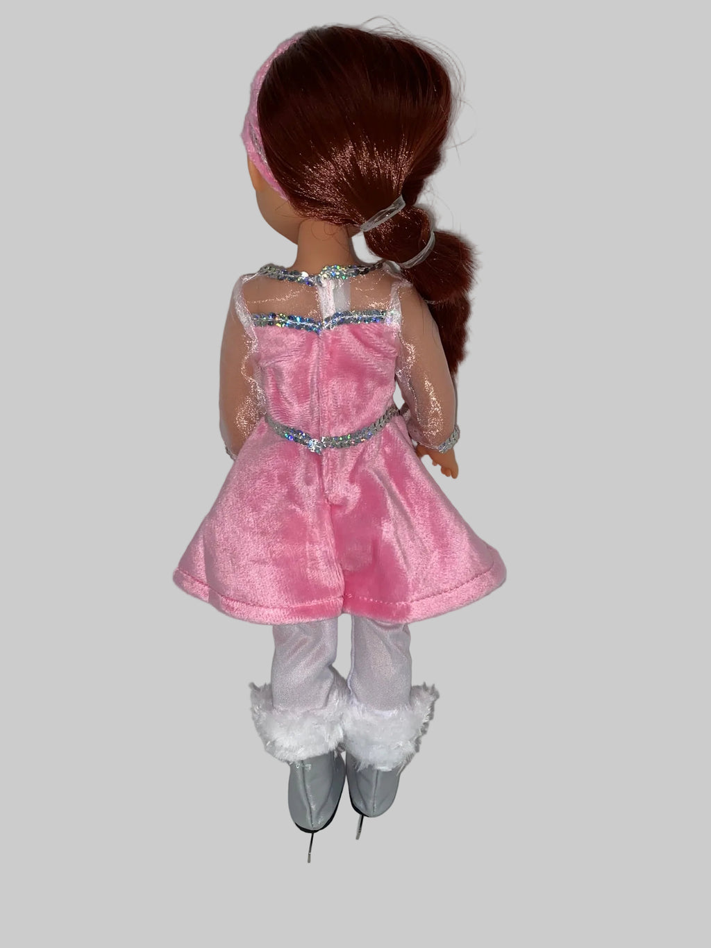 14.5" Pink Figure Skating Costume | Fits 14.5"  Slim Body Dolls