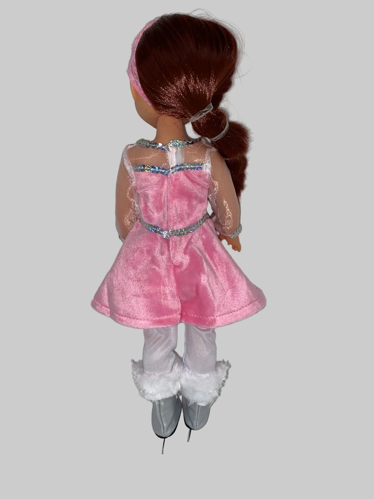 14.5" Pink Figure Skating Costume | Fits 14.5"  Slim Body Dolls