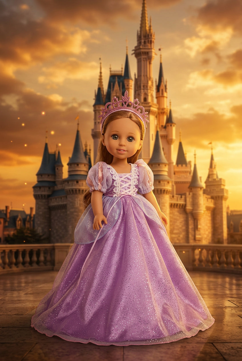 Choice of Princess Dress | Fits Most 14.5" Girl Dolls | 14.5 Inch Doll Clothes