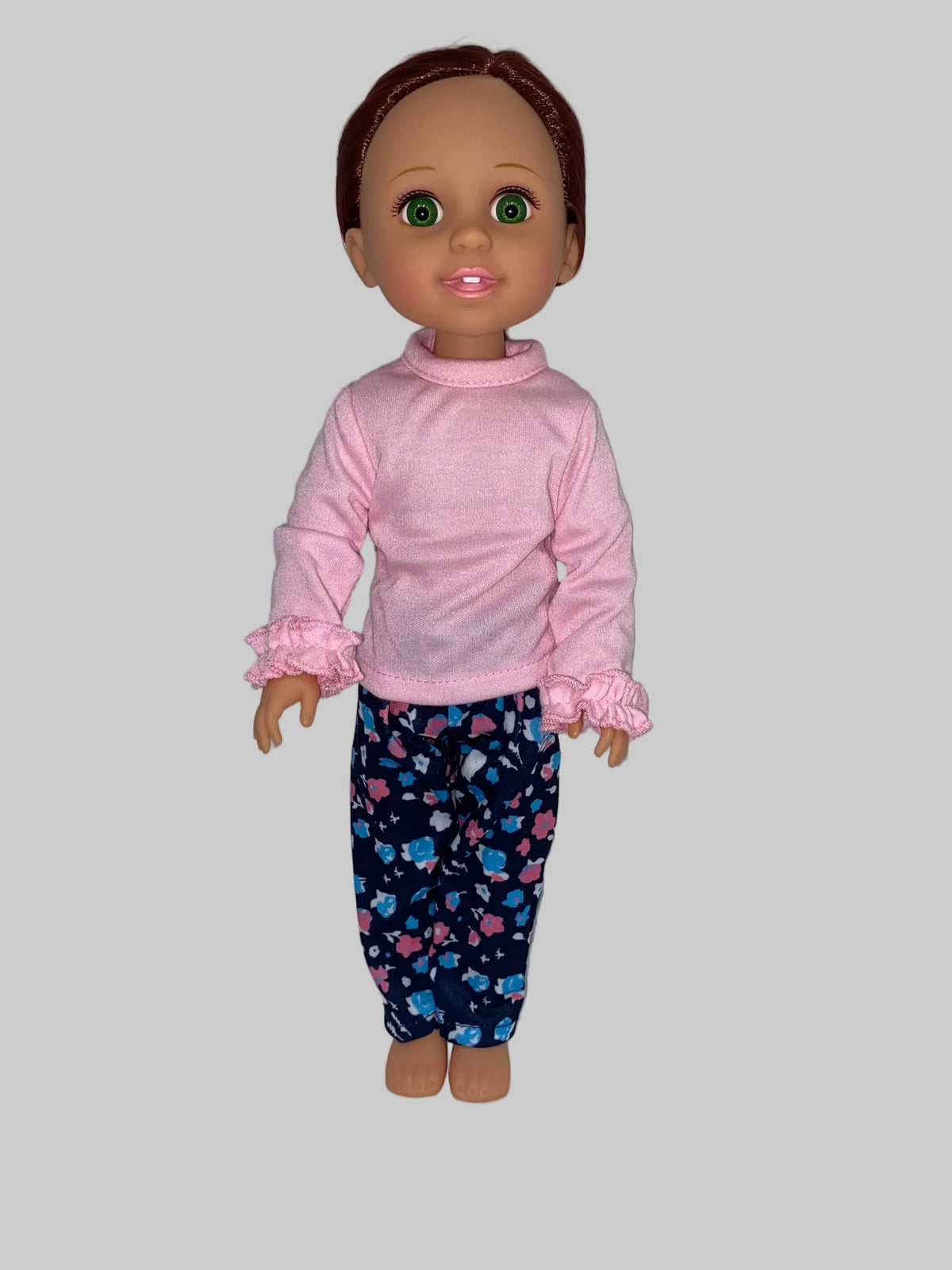 14.5 Silver and Pink Puffer Set | 14.5" Doll Clothes | Fits 14.5in Slim Body