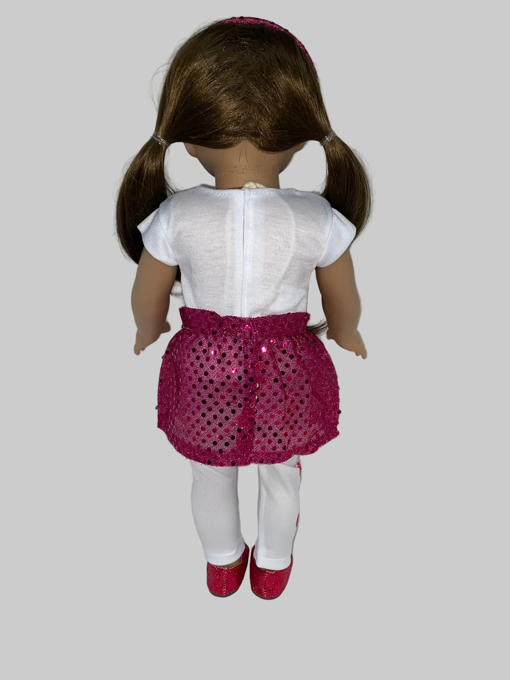 5 pc Pink Hearts Pants Set| Fits Most 18" Girl Dolls | 18 Inch Doll Clothes