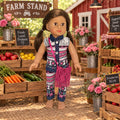 Hot Pink and Blue Graphic Pants Set  | Fits Most 18" Doll | 18 Inch Doll Clothes