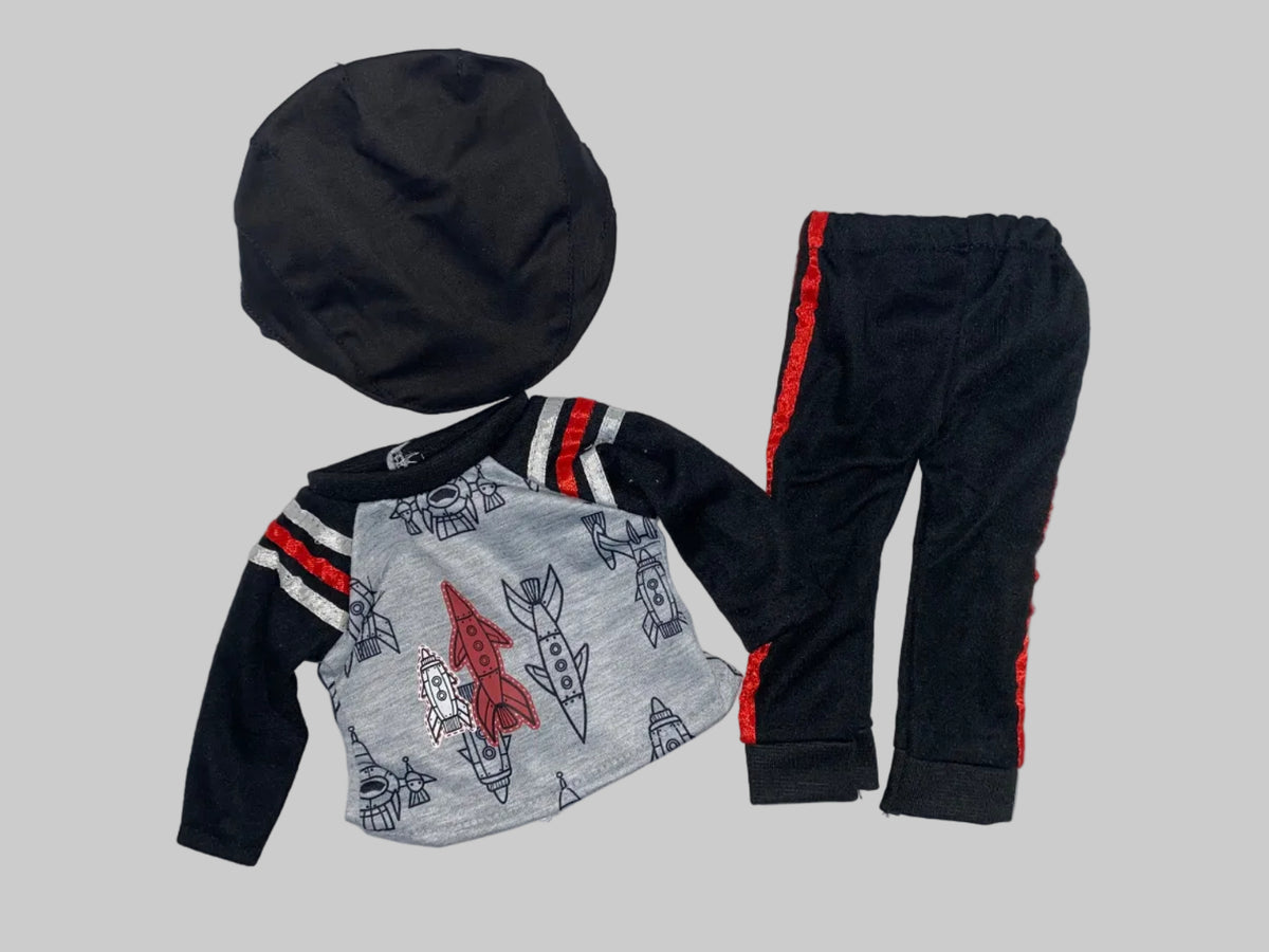 18" 3pc Rockets Pants Set | Fits Most 18" Dolls | 18 Inch Doll Clothes