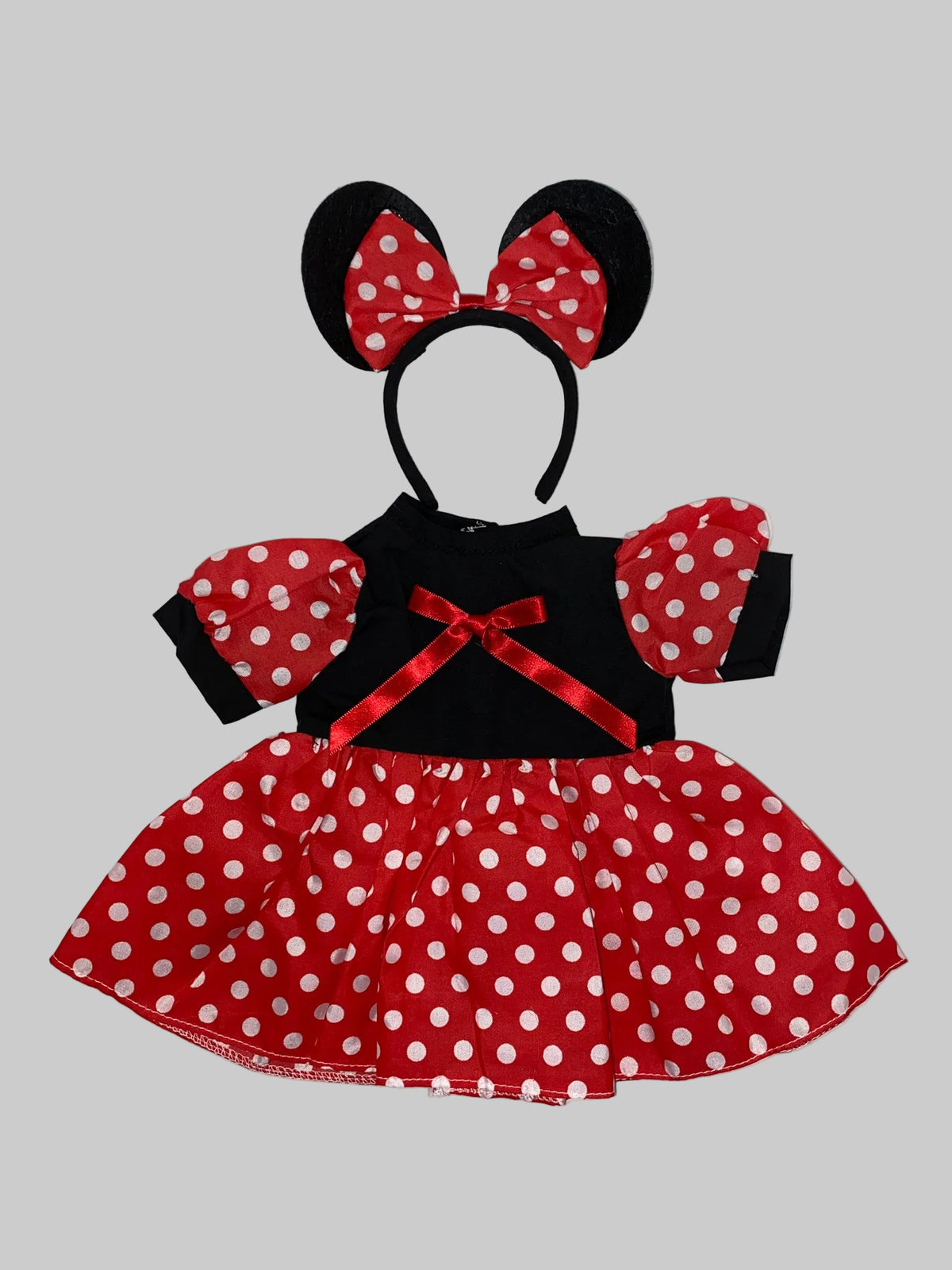 Red Little Mouse Dress Set  | Fits Most 18" Girl Dolls | 18 Inch Doll Clothes