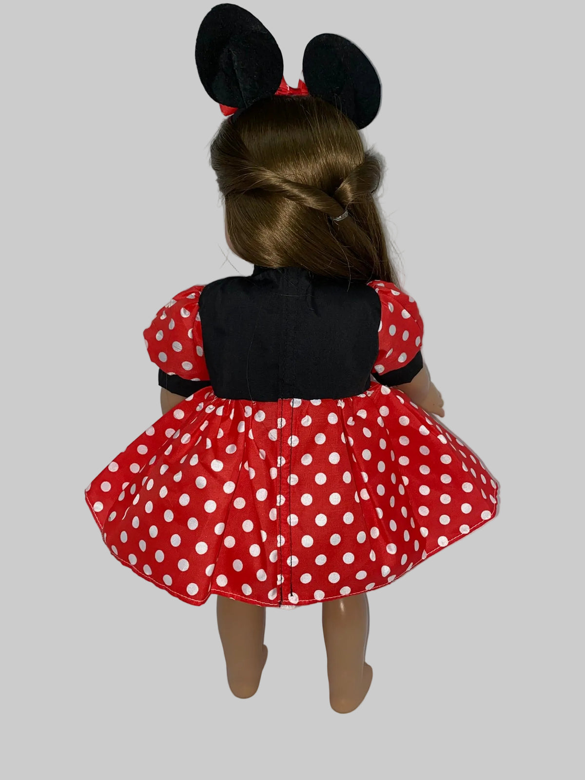 Red Little Mouse Dress Set  | Fits Most 18" Girl Dolls | 18 Inch Doll Clothes