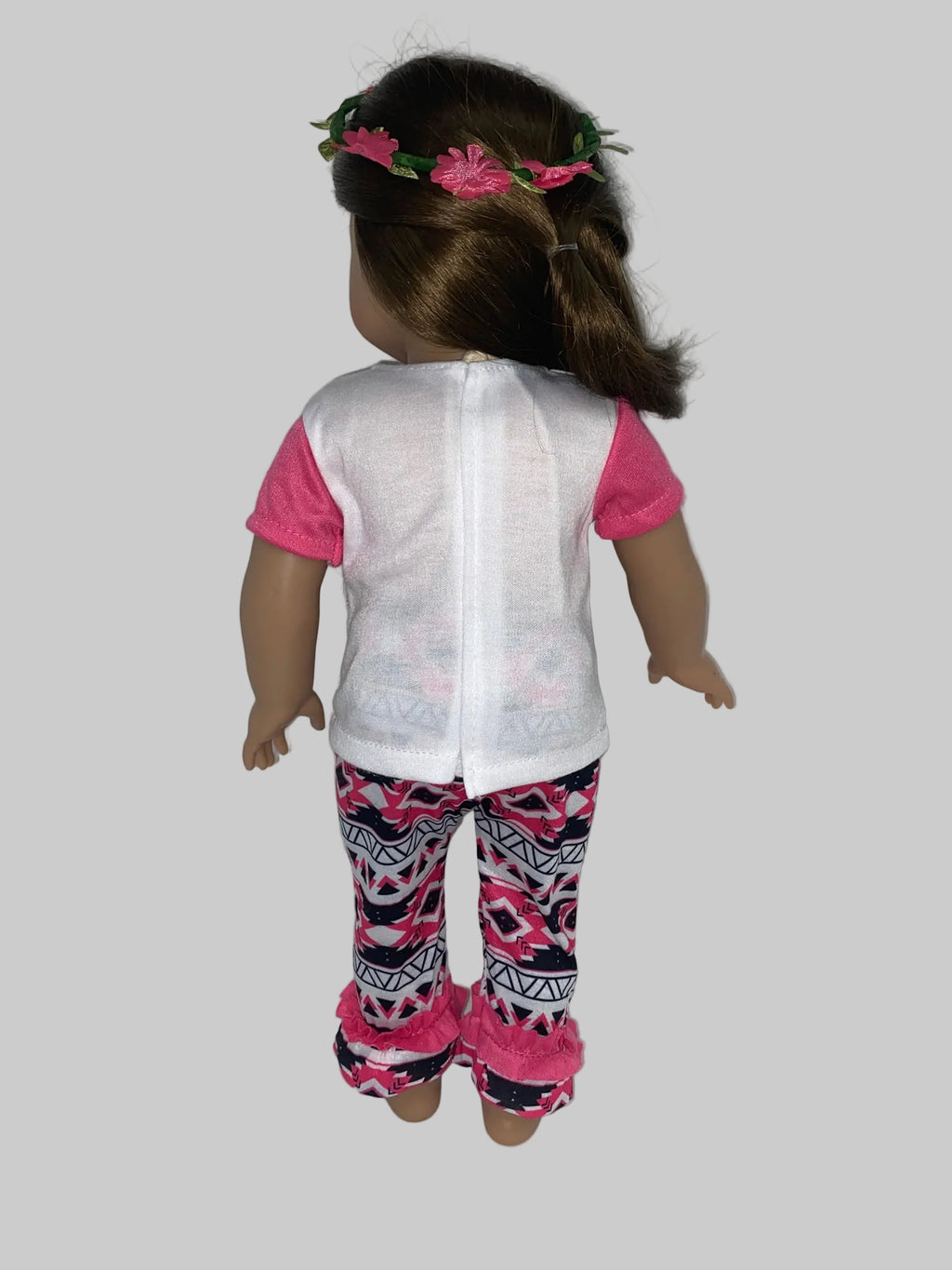 Hot Pink Graphic Print Pants Set | Fits Most 18" Dolls | 18 Inch Doll Clothes