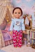 14.5 Unicorn Fairytale PJs | 14.5" Doll Clothes | Fits 14.5 in Slim Body Dolls