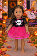 Skull and Bones Pirate Costume | Fits Most 18" Dolls | 18 Inch Doll Clothes