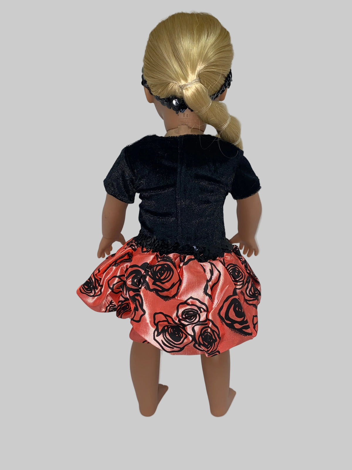 Velvet and Satin Party Bubble Skirt Set | Fits Most 18" Girl Dolls