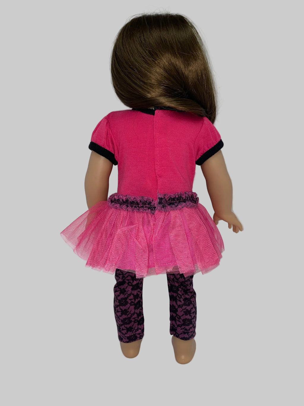 Pink and Black Princess Pants Set | Fits Most 18" Dolls | 18 Inch Doll Clothes