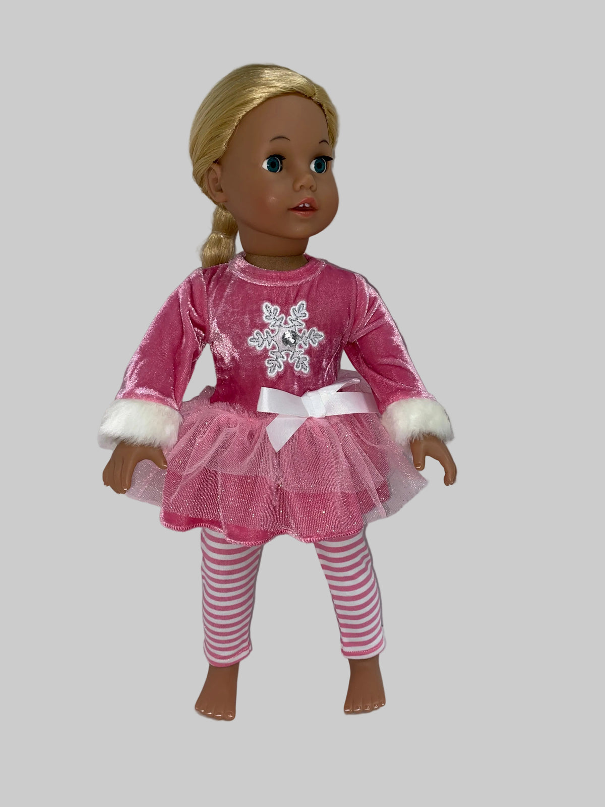 Pink Snowflake Pants  Set  | Fits Most 18" Dolls | 18 Inch Doll Clothes