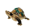 Turtle with Jeweled shell Trinket Box