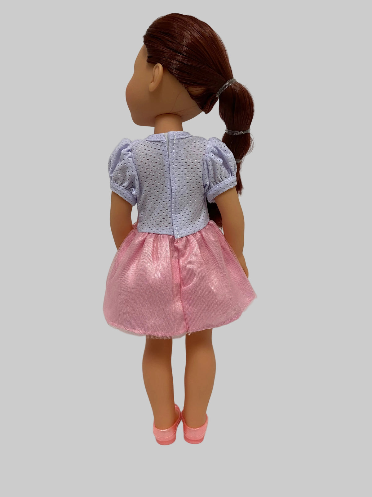 14.5" Pink Hearts Dress | 14.5" Doll Clothes | Fits 14.5 in Slim Body Dolls