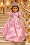 Glittery Pink Princess Dress Set  | Fits Most 18" Girl Dolls