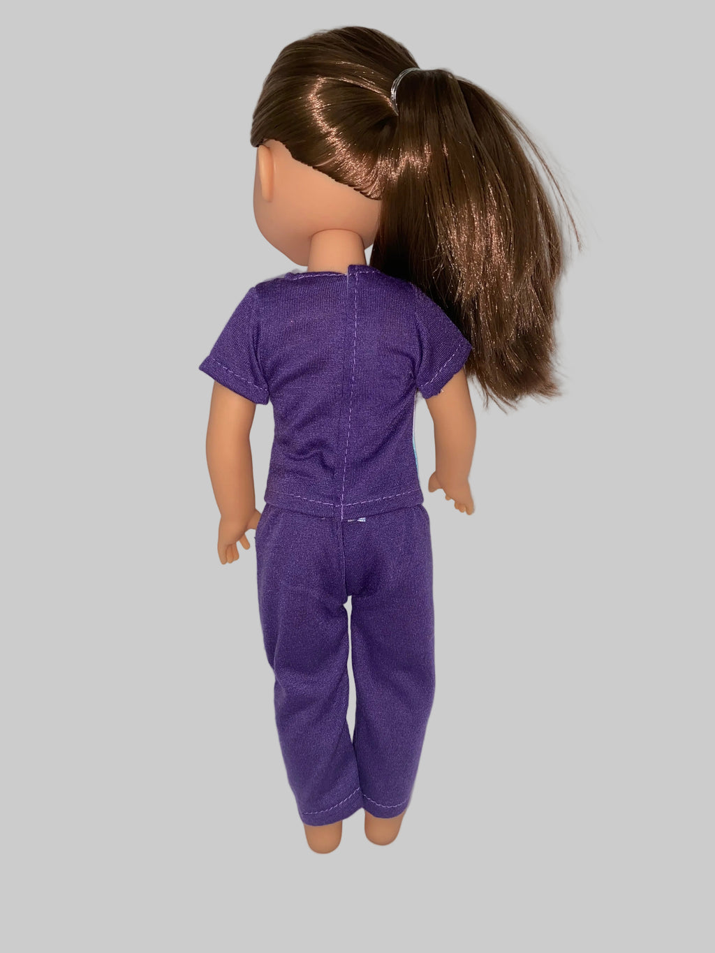 14.5" Purple Unicorn Pants Set | 14.5" Doll Clothes | Fits 14.5in Slim Body