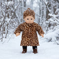 Leopard Coat Set | Fits Most 15" Baby Dolls | 15 Inch Doll Clothes