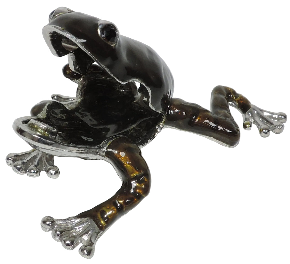 Decorative Dark Green Frog Trinket Box