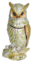 Gold and Silver Owl  Trinket Box
