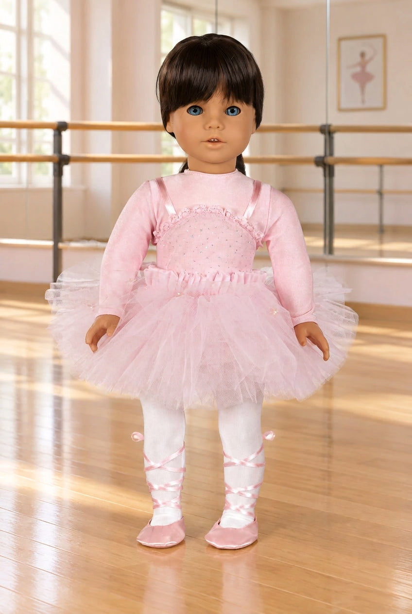 4pc. Ballet Set | Fits Most 18" Girl Dolls | 18 Inch Doll Clothes