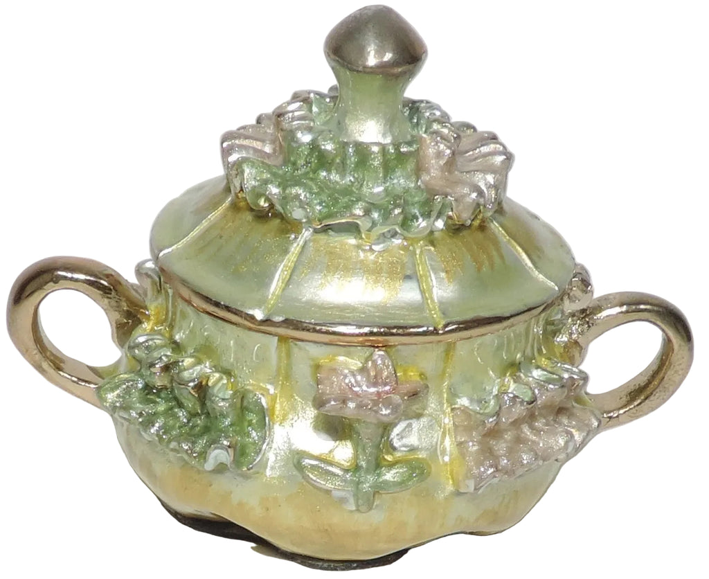 Decorated Sugar Bowl Trinket Box