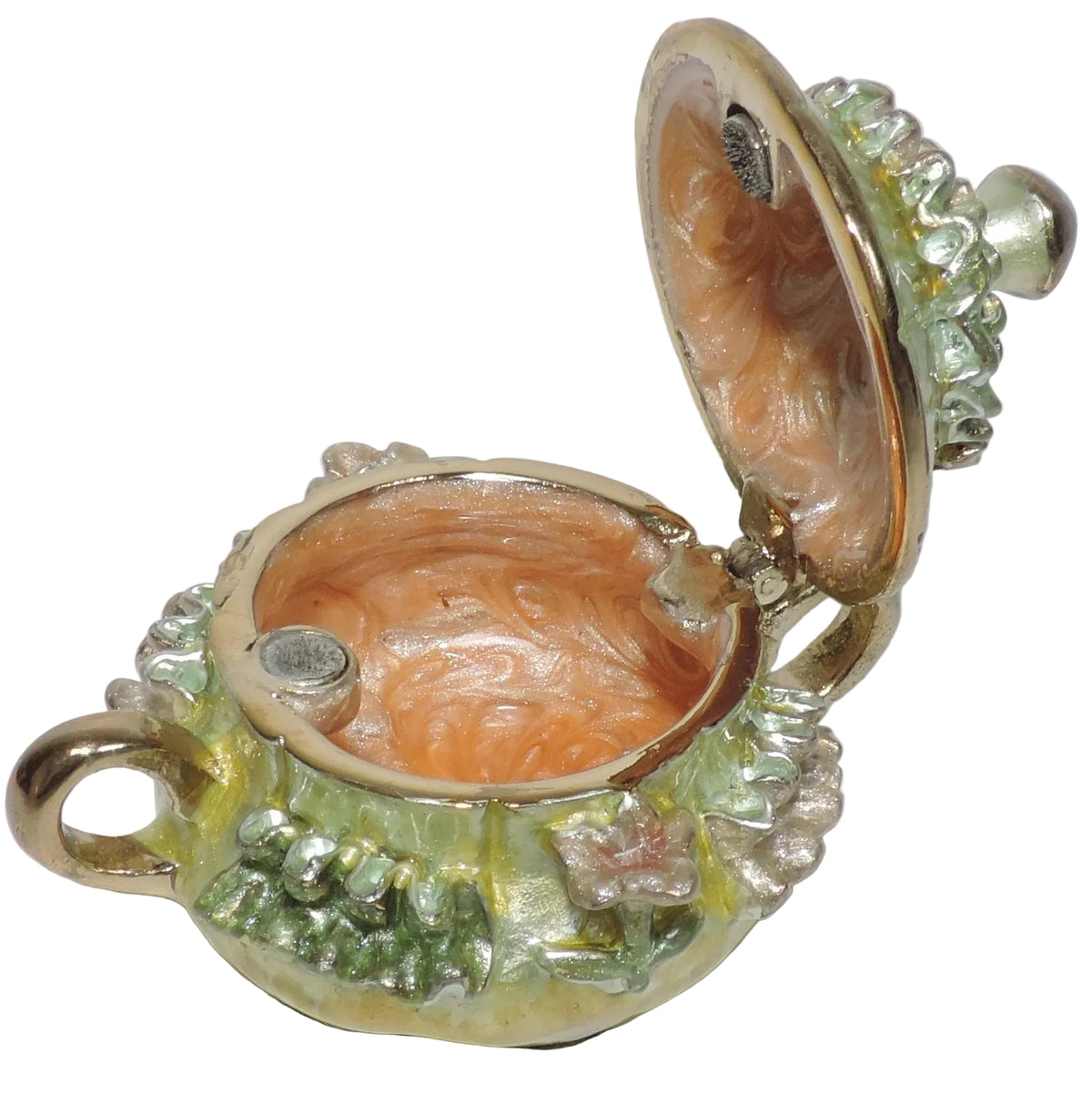 Decorated Sugar Bowl Trinket Box